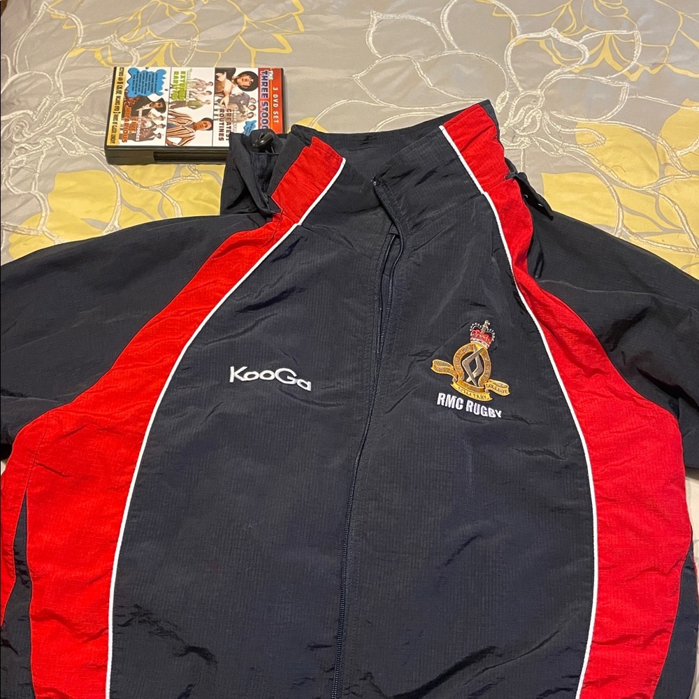 Kooga Black RMC Rugby Sports Jacket XL